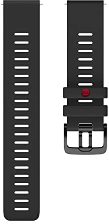 Polar Cinturino 22mm in Silicone Nero M/L