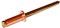 Blindnieten 4x8 Kupfer Bronze DIN 7337A mit Flachkopf und Sollbruchdorn Form A Stückzahl 100 Popnieten Flachkopf Nieten