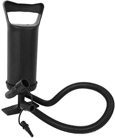 Doppelhub Luftpumpe, Super Leicht Doppelhub Handpumpe Original Kunststoff Mini Kolbenpumpe für Aufblasbare Gummiboote Luftmatratzen(L)