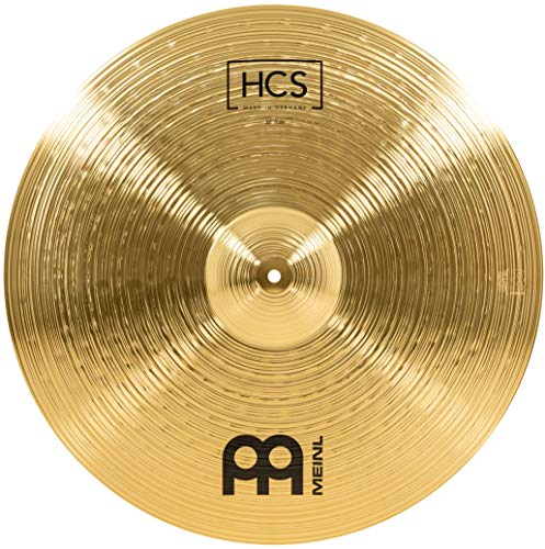 Meinl Cymbals HCS Plato Ride de 22 pulgadas (55,88cm) Platillos de Batería – Latón, Acabado Tradicional (HCS22R)
