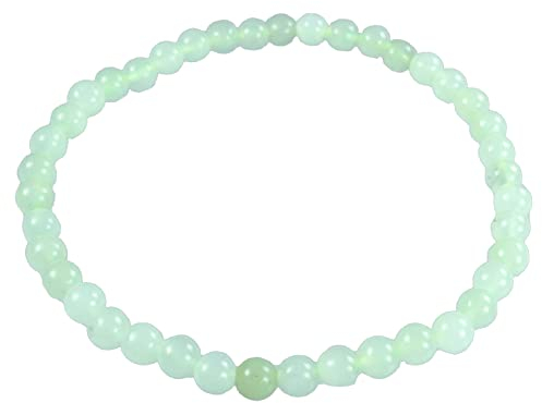Lebensquelle Plus Mini Kugelarmband | 4mm | Hochwertiges Edelsteinarmband (Chinajade)