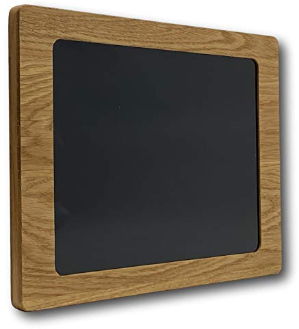 Design Wandhalterung geeignet für iPad pro 12,9 (2018-2021) - hochwertige Tablethalterung - edle Smarthome Holzhalterung - Tablet Halterung aus Eiche - Handgefertigt in Österreich