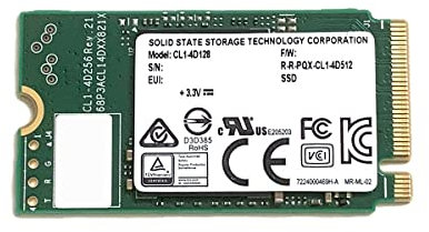 SSSTC SSD 128GB M.2 2242 42mm NVMe PCIe Gen3 x4 CL1-4D128 Unidad de estado sólido TCG AES para Dell HP Lenovo y otros sistemas