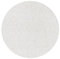 HomebyHome Teppich Wohnzimmer 160 cm Rund Creme Einfarbig Meliert Design - Schlafzimmer Teppich Kurzflor Extra Weich Pflegeleicht Teppiche Waschbar für Küche Esszimmer - Carpet Living Room