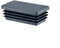 EMFA Lamellenstopfen für Rechteckrohre 100x40 mm Anthrazit 1 Stück Rechteckstopfen 100x40 10,0x4,0 cm