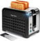 Taylor Swoden Toaster 2 Scheiben, Edelstahl Toaster mit 7 Einstellbare Bräunungsstufen, Auftaufunktion, Erwärmen, Brotzentrierung, wärmeisolierendes Gehäuse, Krümelschublade, 930 W, schwarz