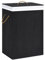 Générique Panier à Linge avec 2 Sections Bambou Noir 72 L,Maison & Jardin,Produits ménagers,Produits de blanchisserie,Paniers à Linge,1.7 kg,Noir,320745