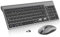 Teclado y Ratón Inalámbrico, cimetech KF10 EasyTyping [Teclas Que ahorran Trabajo] Teclado y ratón inalámbricos ultrafinos para Ordenador, fácil de configurar para PC/portátil/Mac/Windows, Gris