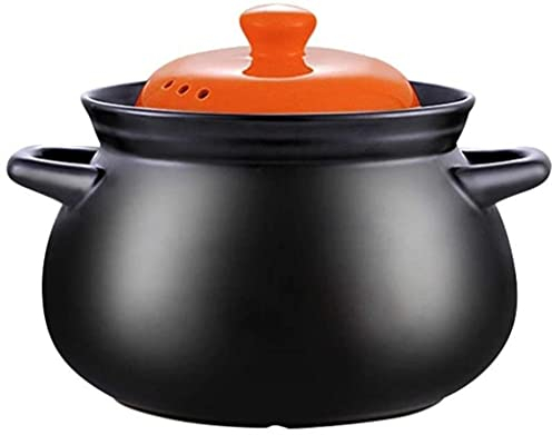 CVNIMV Cazuela de cerámica - Un indispensable de Cocina Resistente y fácil de Limpiar en Diferentes tamaños a Elegir - Capacidad 5L_und (Y Capacidad 10L)