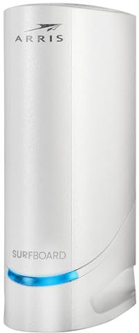 ARRIS Surfboard S34 DOCSIS 3.1 Multi-Gigabit Kabelmodem | zugelassen für Comcast Xfinity, Cox, Spectrum und mehr, maximale Internetgeschwindigkeit von 2,5 Gbit/s, Ladegeschwindigkeit der nächsten