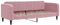 QJBSAVVA Bett Mit Matratze Bettgestell Himmelbett Gestell Palettenbett - Tagesbett Rosa 80x200 cm Samt für Gästezimmer Loft Schlafzimmer Außenbereich