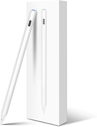 Pencil 2. Generation für iPad, HATOKU Magnetisch Laden Stift für iPad mit Neigung & Palm Rejection, Stylus Pen Kompatibel mit iPad Air 3/4/5, iPad Mini 5/6, iPad Pro 11/12.9, iPad 6/7/8/9/10 (Weiß)