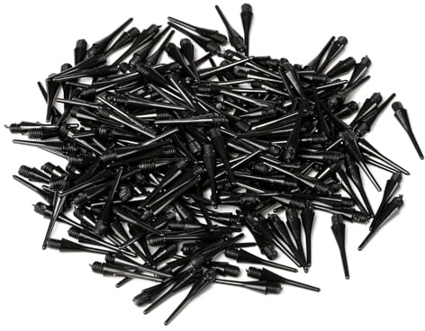 GOIEHIR 200 Stück Thread Dart Spitzen Soft, Dartspitzen Kunststoff, Dart Zubehör, Softdarts Ersatzspitzen, für Dartpfeile, Softdart, Softdarts Ersatzspitzen
