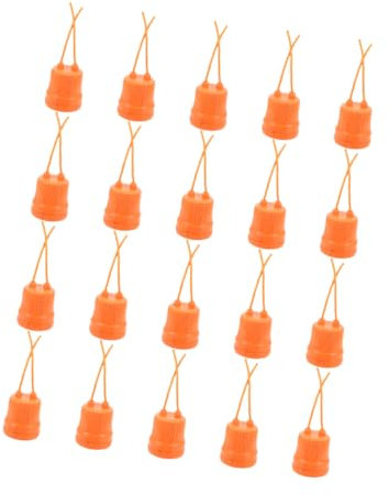 Angoily 20st Auslaufsicherer Lampenhalter Mehrfachfassung Für Glühbirnen Mit Kabel Lampenfassungen Steckdosen Für Außenbeleuchtung Diy-leuchte Vintage-hängelampenhalter Orange Keramik