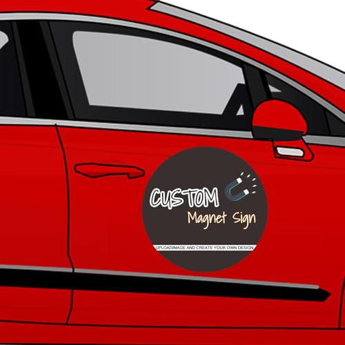 HAOANGZHE Magneti Personalizzato per Auto - Design Unico e Creativo per Decorare la Tua Auto - per Frigorifero, Veicolo, Lavagna Bianca e pubblicità - Regalo Perfetto per Amanti delle Automobili
