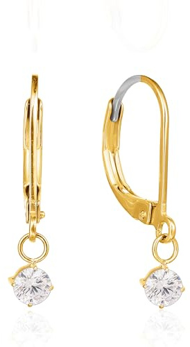 Limerencia G23 Titan Leverback Hängen Ohrringe für Damen Mode F136 Titan Tropfen Ohrringe Hypoallergene Schmuck Geschenk