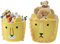 2 Sets Baumwolle Seil Löwen Korb, Design Stickerei Baumwolle Seil - Hand gewebt Spielzeug Aufbewahrung Korb & mit Griff, stapelbare Kleidung/Decken Aufbewahrung Home Kindergarten