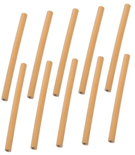 Milisten 10stücke Bambusröhrchen Für Bienenstöcke Hohlrohr Bienenhausröhren Aus Bambusstäben -nachfüll- -Requisiten Bienenstockteil
