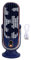 SIXRUN Ventilateur Tour de Bureau à Double Ventilateur, Moteur sans Balais à 5 Vitesses, Rechargeable, Portable, pour la Maison et le Bureau, avec écran LED et Chargement USB de Type C, (BLUE)