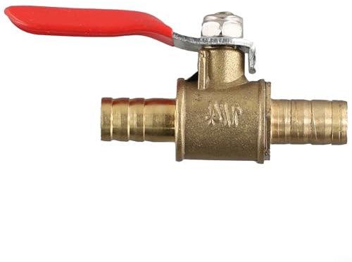 Robinet à boisseau sphérique en laiton haute performance pour arrêt de conduite d'eau et de gaz (8 mm)