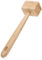 Hemobllo Martillo Ablandador de Carne de Madera de Bambú Doble Cara Herramienta de Cocina 30 Cm para Filetes y Aves Machacador de Carne para Preparación de Adobo