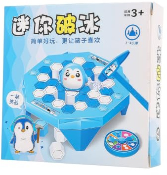 alloneslife Sauver Les Pingouins Frapper la Glace Jeu de Puzzle de Table Jouets avec des marteaux sauver Les Pingouins Jeux de Table Jouet éducatif Adulte Conseil soulagement du Stress Jouet