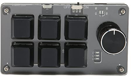 Vistreck Mechanische Gaming-Tastatur – 6 Tasten und 1, USB-Wireless-Dual-Modus, Programmierbar für OSU-Gaming und Bürogebrauch