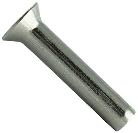 Eisenwaren2000 | 5 x 16 mm Senknieten (20 Stück) - Vollnieten mit Senkkopf ISO 1051 - DIN 661 - Edelstahl A2 V2A - rostfrei