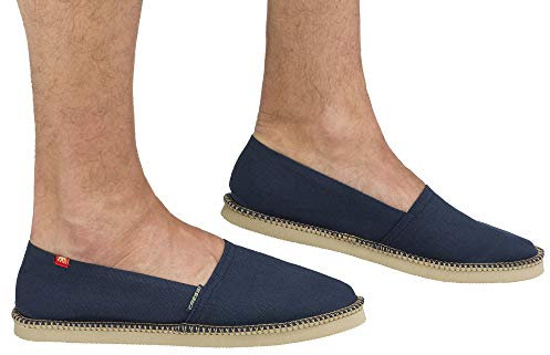 Cressi Valencia - Espadrilles avec Semelle en Caoutchouc, Blue, 41