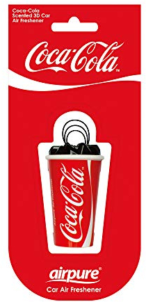 Airpure Coca-Cola, CC-3D-C-861, Verre à Suspendre 3D, Parfum Original, 5,7 g