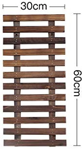 ARTHAO Blumenregal, Balkon Wohnzimmer Dekoration Wandbehang Blumenständer Hängendes Blumentopfregal Aus Massivem Holz Der Wand (Größe : 60CM)