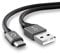 CELLONIC Camera USB Cable Replacement for Nikon CoolPix P900 P600 P610 P1000 W150 W300 B600 B700 A900 S33 D3500 D3400 D5600 1 J5 Charger 2m Lead Fast Charging Data Cable 2A File Transfer - Grey Nylon