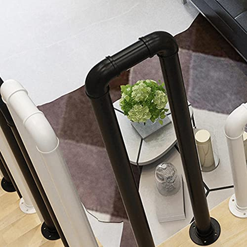 SGYSDSL Outdoor Stair Railing U Type Handrail Exterior Support Bar Garden Terrace Decking Railings-4 Step