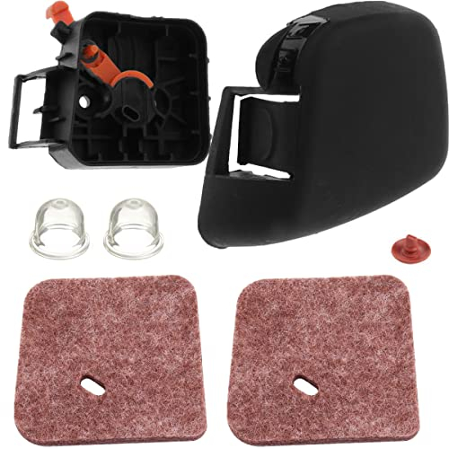 ZAMDOE Kit di Copertura del Filtro dell'Aria per Stihl FS55R FS38 FS45 FS46 FS55 FS55C FS55RC HL45 HL45Z HL45DZ KM55 Tagliaerba a Filo, Sostituisce # 4140 124 2800 4140 141 0500 4228 140 2850