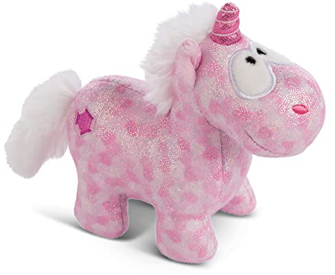 NICI Kuscheltier Pink Diamond 13 cm – Einhorn Plüschtier für Mädchen, Jungen & Babys – Flauschiges Stofftier zum Kuscheln & Spielen – Kuscheliges Schmusetier