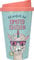 Depesche 2180-051 - Go Go mug en Plastique avec Slogan, 350 ML, réutilisable, Not Perfect, But Limited Edition, avec Motif de Lama