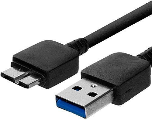 NTQinParts Replacement PC/Mac USB3.0 Data Sync Power Charger Cable for UnionSine Ultra Slim Portable External Hard Drive HDD (160GB 250GB 320GB 500GB 750GB 1TB 2TB)