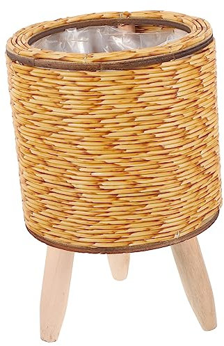 BESPORTBLE Panier à Plantes Tressé Pour Maison Support De Fleurs Bois Panier à Fleurs Tressé Pour Décoration Intérieure