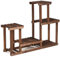 COSTWAY 3/6 Tiers Plant Stand, Solid Wood Flower Pot Holder Bonsai Display Storage Shelves, Multi-Layer Plants Rack for Garden Patio Balcony Living Room (95 x 25 x 73cm, 6-Tier)