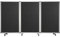 Floordirekt Mobile Präsentationswand Filz Stell Trennwand Raumteiler auf Rollen Sichtschutz für Büro Faltbare, Flexible, pinnbare Raumtrenner, Paravent mit Rollen - Länge 90-270cm x 150cm, Höhe