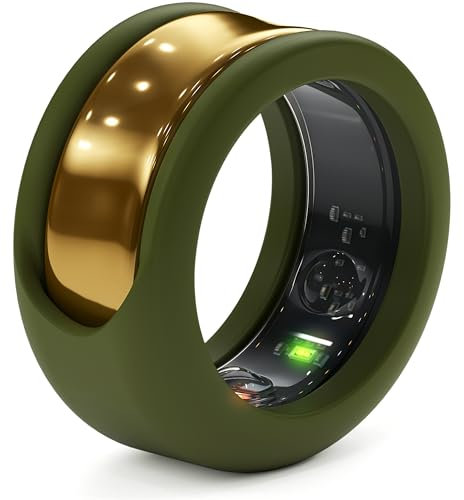 Rinfit Smart Ring Protector – Silikonringverstärker für aktiven Lebensstil und Fitnessstudio – StyleFit US-Design-Patent – Grün, Größe 9