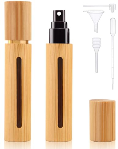 Atomizador De Perfume, Perfume Recargable, Atomizador De Perfume De Viaje De 2 Piezas, Mini Botella Pulverizadora Portátil, 10 ml.