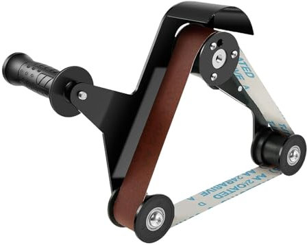 Winkelschleifer Bandschleifer, Edelstahl Bandschleifer, Holz und Rohrschleifer, Ergonomisches Schleifwerkzeug, Rostentfernungsschleifer, Grate Kratzerentfernungswerkzeug, Bandschleifer Aufsatz