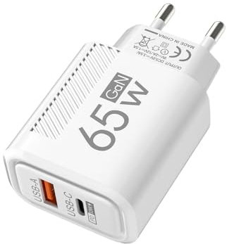 Brique de chargeur multiport, chargeur rapide | Prise brique à charge rapide USB C 65 W,Adaptateur de voyage à prise de charge rapide murale portable pour ordinateurs portables, téléphones et lecteurs