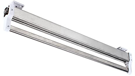 Ausziehbare Kleiderstange, Edelstahl Schrankstange, 54.2-110cm Teleskopstange, Kleiderbügel-Auszug Hosen Kleiderbügelhalter, Mit Schrauben, für Schränke und Lagerbereiche