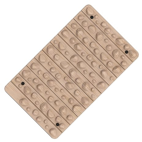 Neuropathie Fußmassagematte - wasserdichte Reflexzonenmatte mit 180+ Akupressurknoten | Zirkulation Boosting Foot Pad für ältere Menschen, sitzende Arbeiter und Heimgebrauch | Anti-Rutsch-Massagematte