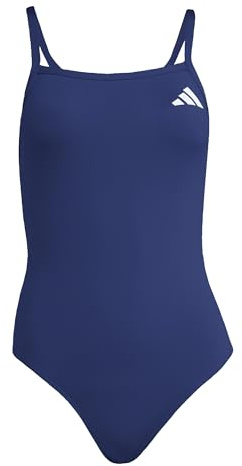 adidas Women's Badeanzug mit dünnen Trägern und V-förmigem Rückendesign