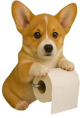 Toilettenpapierhalter, Toilettenpapierrollenhalter Hunde Klopapierhalter WC Halter Rollenhalter Klorollenhalter Papierhalter Wandmontage Badezimmer Accessoires Für Küche Badzimmer