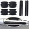 Car Door Handle Protector 8Pcs/Set Anti-Collision Self-adhesive Car Door Handle Scratch Protector with Cup Sticker for SUV Truck RV, Black