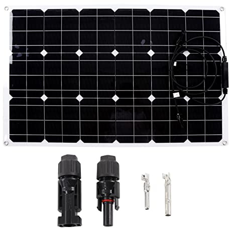 Panneau solaire Flexible, haute efficacité, monocristallin, léger, chargeur pour bateau, camping-car, extérieur, 90W, 16V